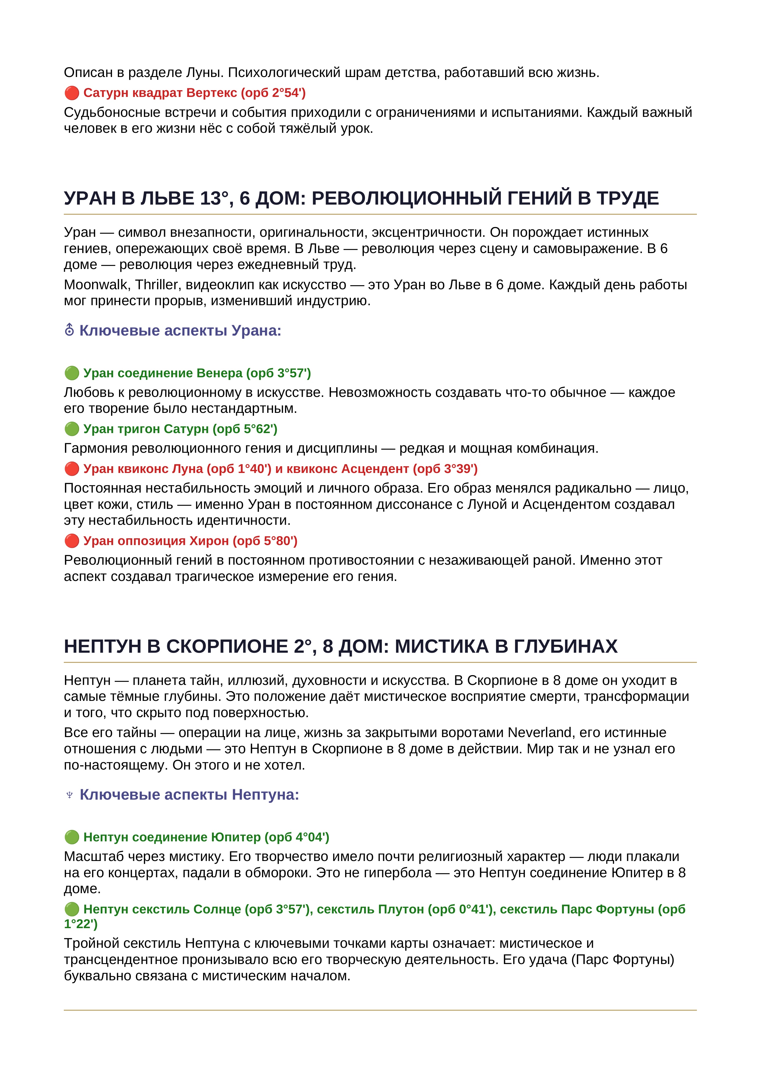 Пример натальной карты 13